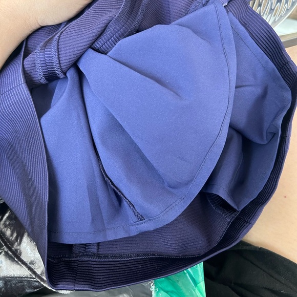 NWT Daniella Scalloped Ocean Floor Navy Off Shoulder Cocktail Sheath Dress - Picture 6 of 12